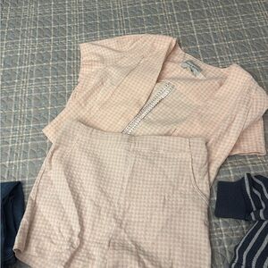 Haute Monde Blush Gingham Set